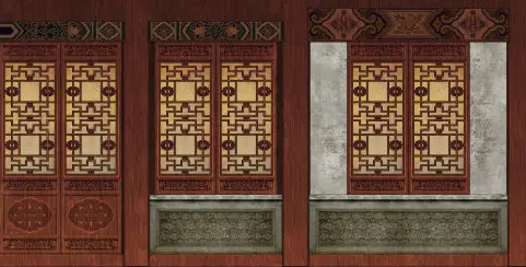 襄城隔扇槛窗的基本构造和饰件